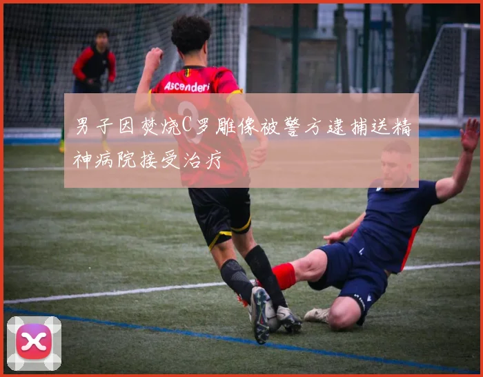 男子因焚烧C罗雕像被警方逮捕送精神病院接受治疗